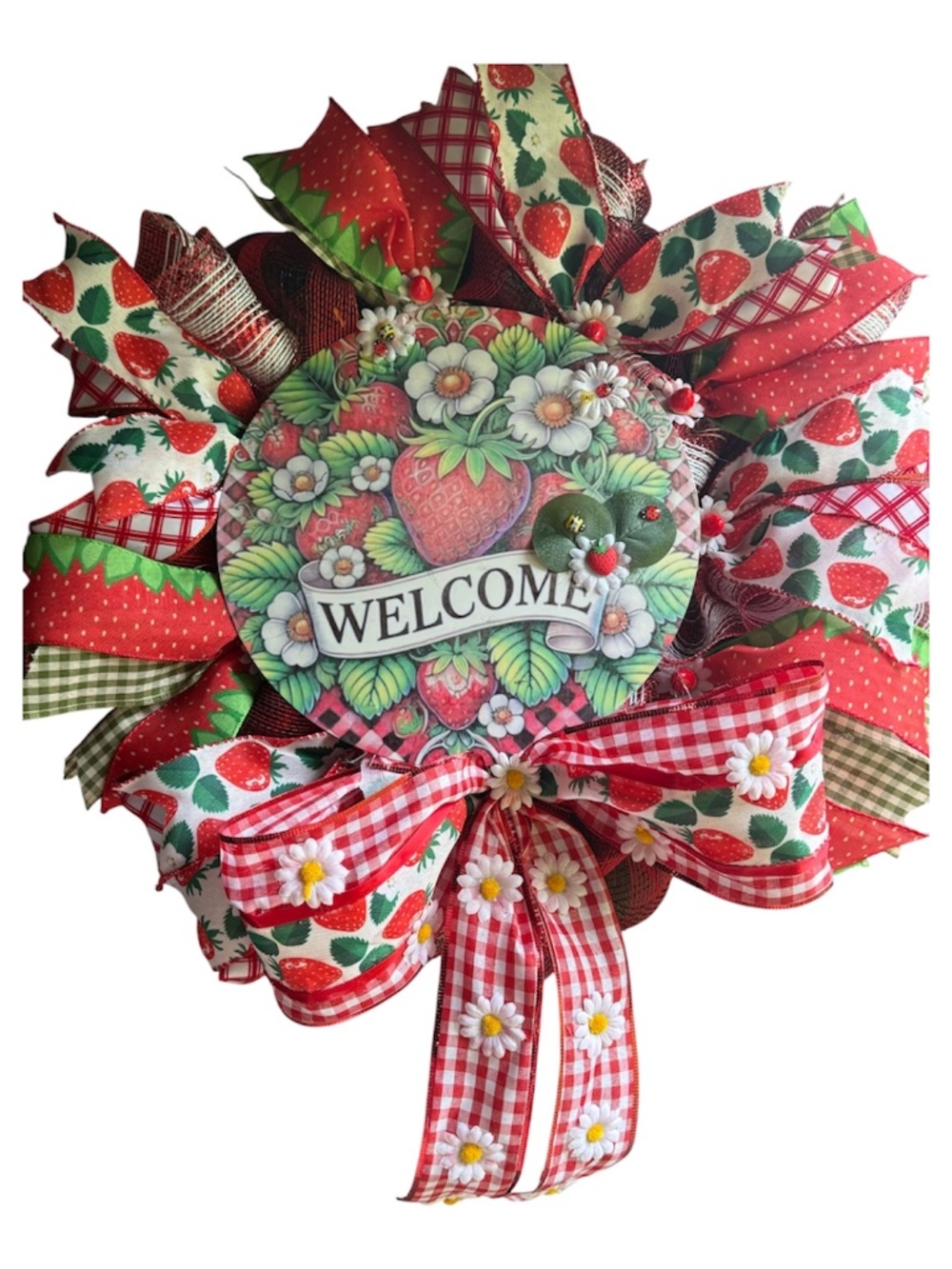 Strawberry wreath summer